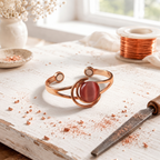 Rosa Kobber Armbånd
