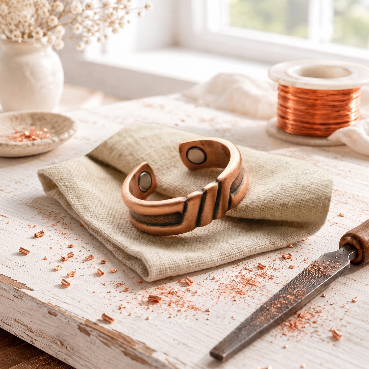 Kobber Skein Ring