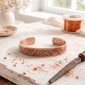 Kobberarmbånd med Knoopdesign