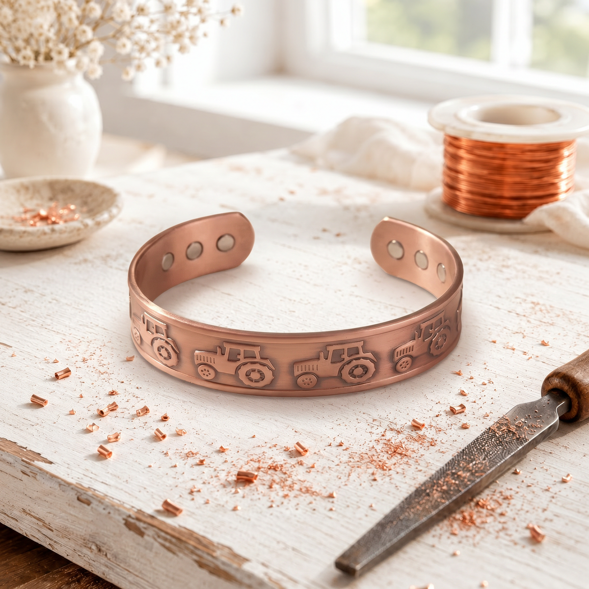 Kobber Tillage Armband