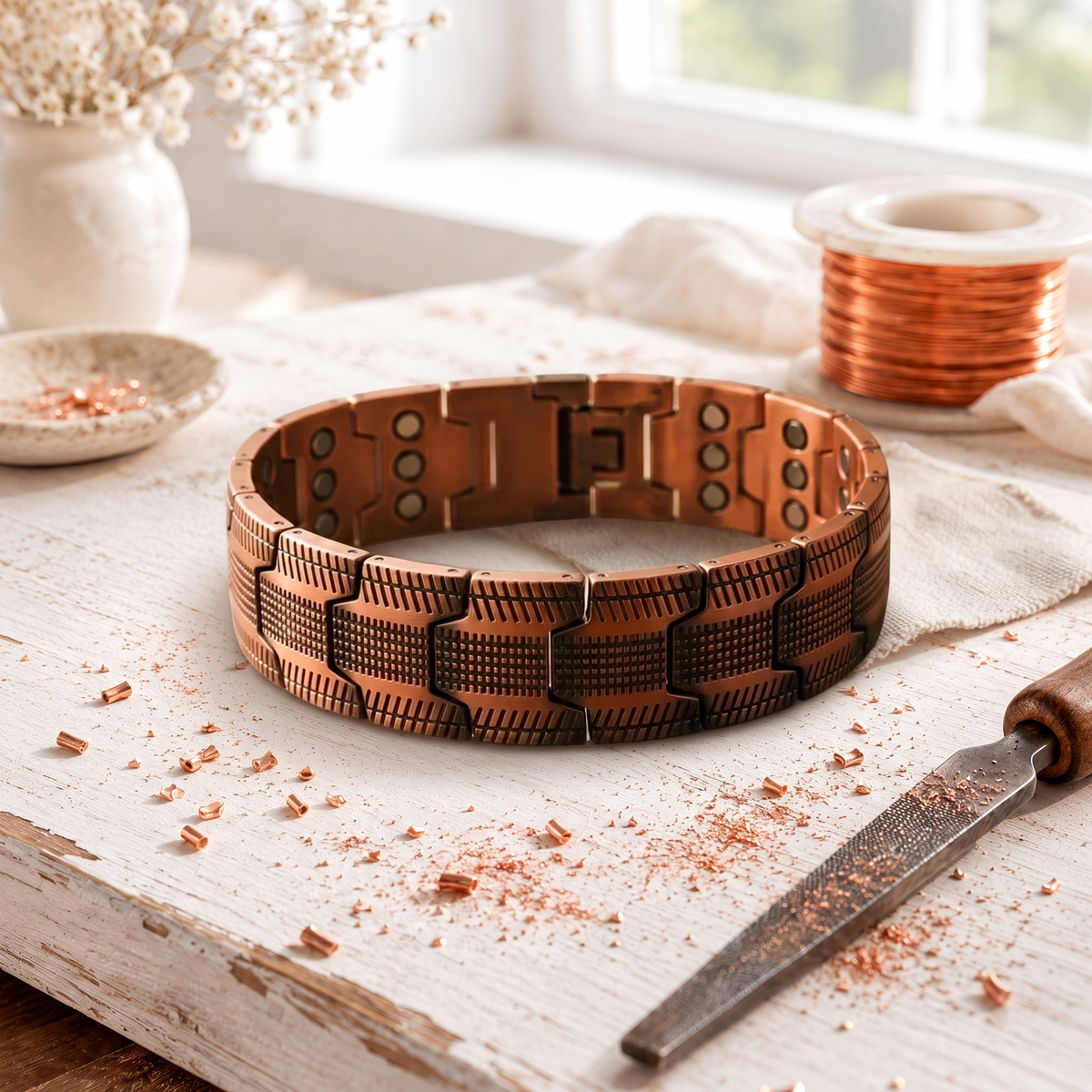 Messingarmbånd Pijlpunt